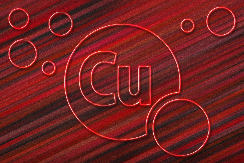 Element Cu Copper, Mineral Vitamin complex