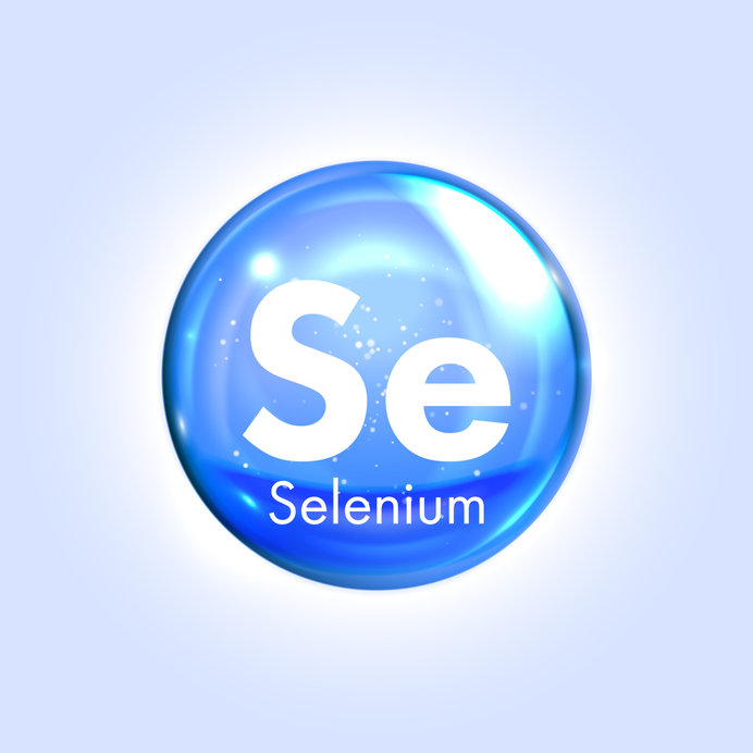 Selenium mineral blue